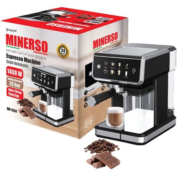 اسپرسوساز حرفه ای مینرسو مدل MN1530 ظرفیت ۲.۸ لیتر